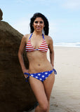 American Flag Bikini Scrunch Butt