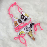 Women's Donut Thong Bikini