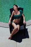 One sleeve ruffle Bikini MORE COLORS