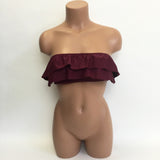 Ruffle Bandeau top MORE COLORS