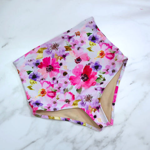 Women’s Floral High Swimsuit Bottom