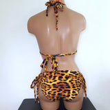 One Piece Swimsuit Leopard Print