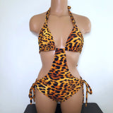 One Piece Swimsuit Leopard Print