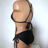 Women's One Piece Cross Back Swimsuit