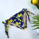 Women's Lemon Print Bikini Bottom