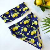 Women's lemon high leg bathing suit