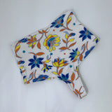 Women’s High Waist Thong Swimsuit Bottom Retro Floral