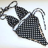 Cheeky Polka Dot High Waisted Swimsuit