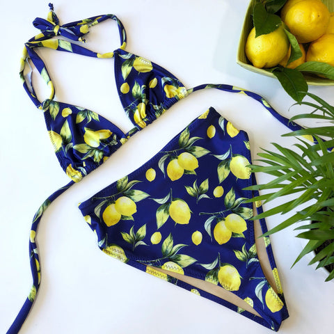 Lemon High Waist Swimsuit