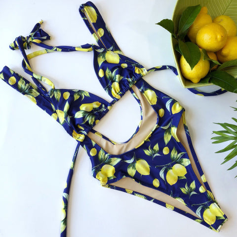 Lemon One Piece Cheeky Swimsuit