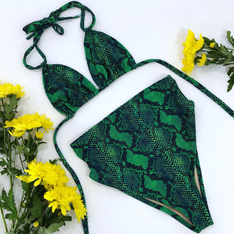 Python High Waist Swimsuit