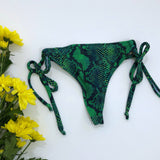 Women's Snake Thong Bikini Bottom Swimsuit
