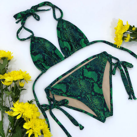 Women's Snake Print Bikini