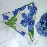 Women’s Hawaiian print High Waist Cheeky Swimsuit Bottom