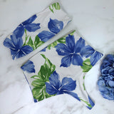 Hawaiian print High Waist Thong Swimsuit