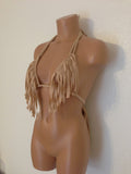Women's Fringe bikini top