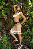 Pocahontas inspired costume women's adult dress