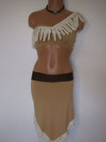 Pocahontas inspired costume women's adult dress