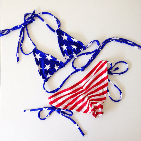 Women's American Flag Bikini