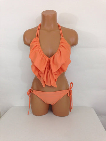Women's Ruffle Swimsuit Two Piece bathing suit