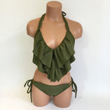 Women’s Ruffle Two Piece Bathing Suit