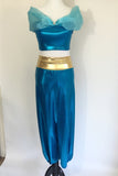Women's Princess Jasmine inspired cosplay, Halloween costume with pants, comic con dress up