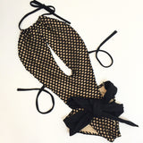 Women's One Piece Sexy Black Mesh Bathing Suit