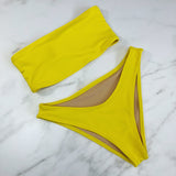 Sunshine Yellow high hip bikini
