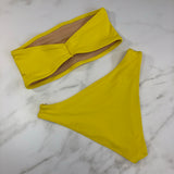 Sunshine Yellow high hip bikini